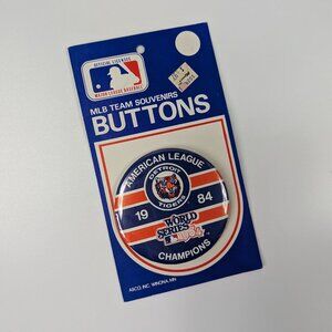 Vintage 1984 Detroit Tigers American League Champions World Series Pin NEW